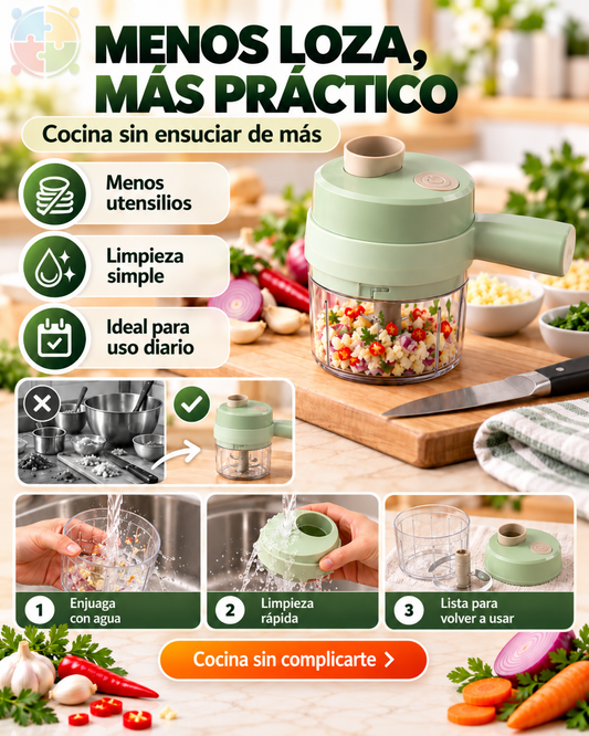 CORTADOR DE VERDURAS ELÉCTRICO