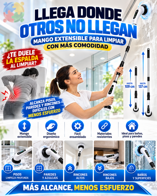 CEPILLO DE LIMPIEZA MULTIFUNCIONAL 9 EN 1