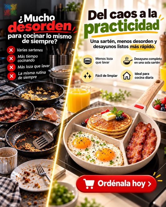 SARTEN MULTIFUNCIONAL 3 EN 1