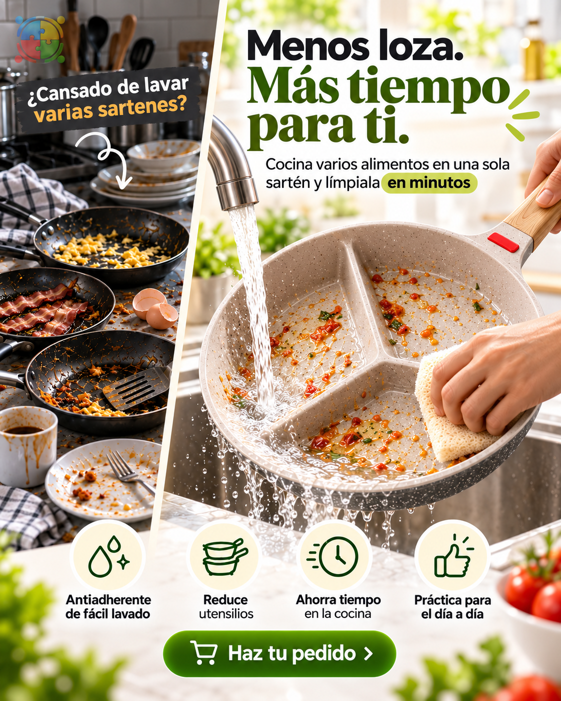SARTEN MULTIFUNCIONAL 3 EN 1