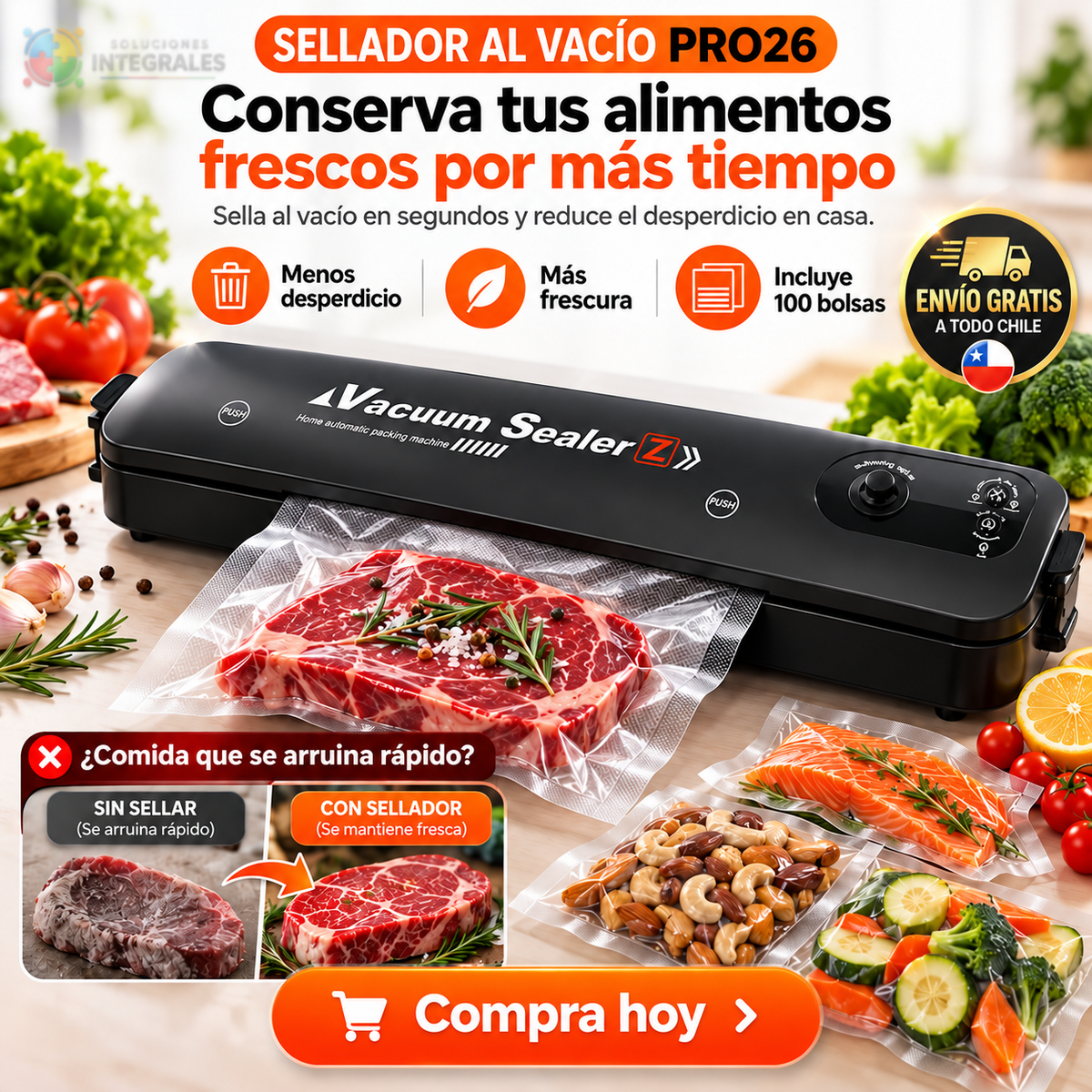 SELLADOR AL VACIO PRO26